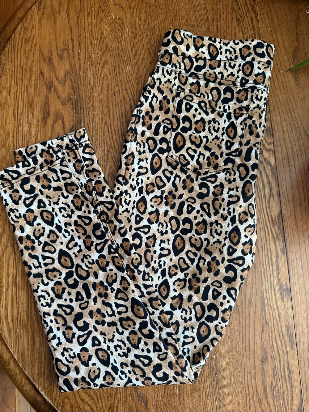 No Boundaries Leopard Print Jeggings in Tan, Black